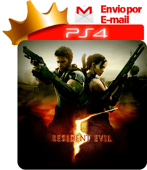 Resident Evil 5 para PS4 em Mídia Digital