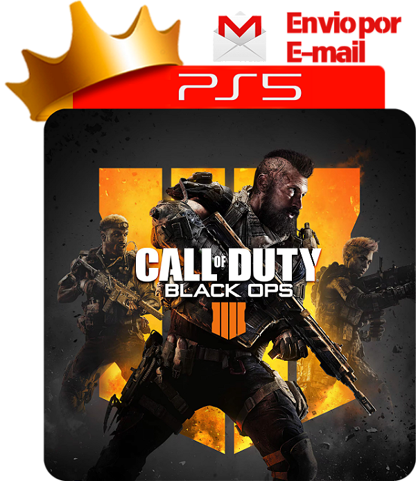 Call of Duty Black Ops 4 para ps5 em mídia digital