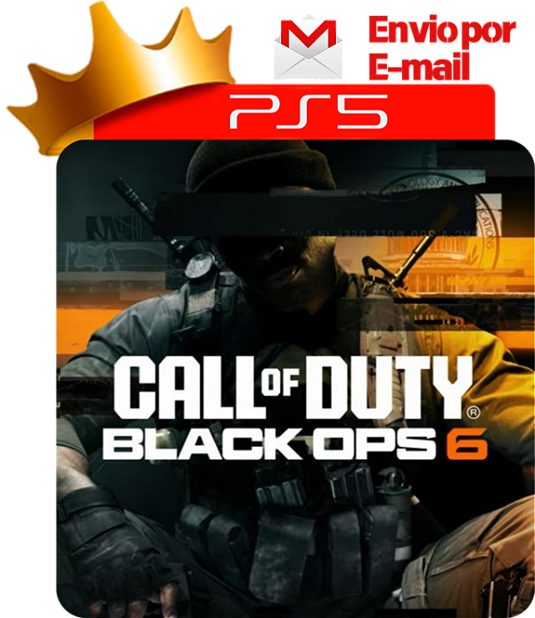 Call of duty black ops 6 para ps5 em mídia digital