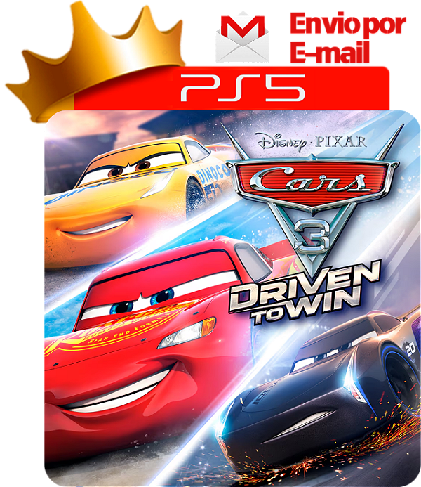 Carros 3 para ps5 em mídia digital