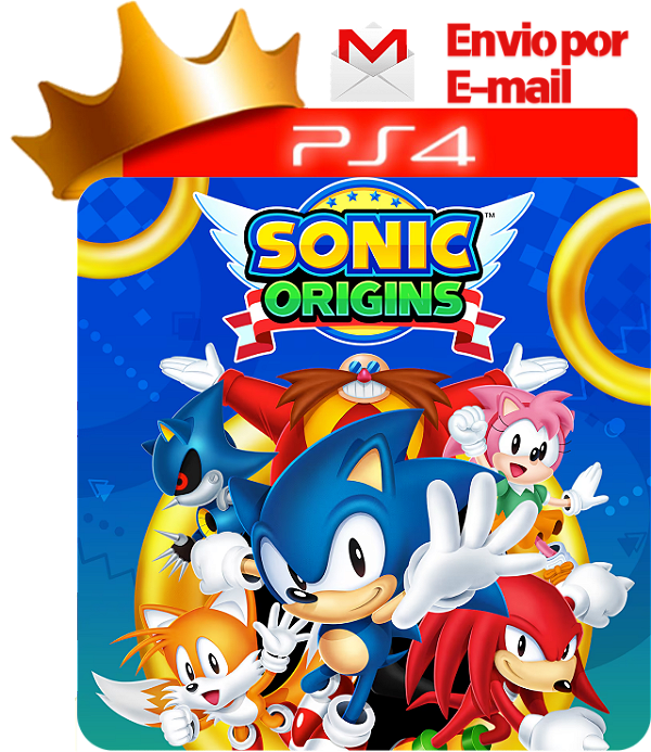 Sonic Origins para ps4 em mídia digital