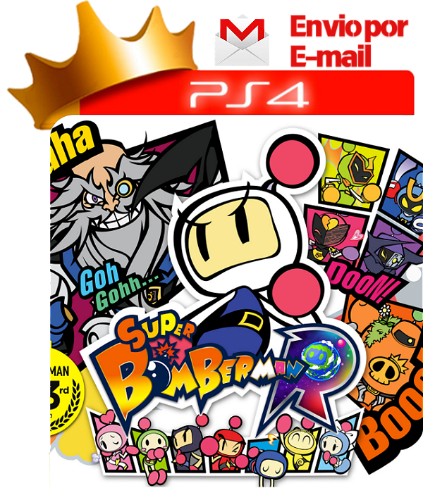 Super Bomberman R para ps4 em mídia digital