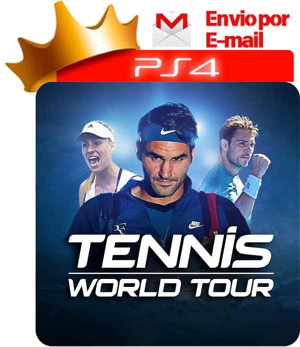 Tennis World Tour para ps4 em mídia digital