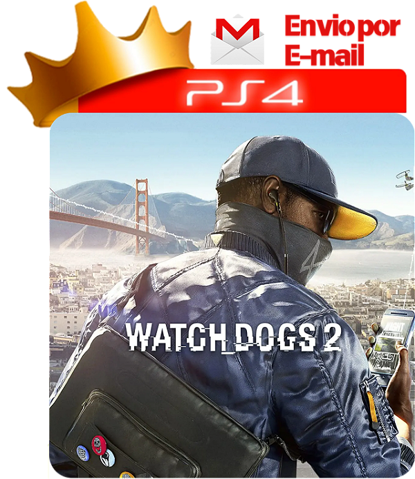 Watch dogs 2 para ps4 em mídia digital