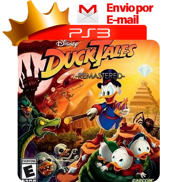 Ducktales para ps3 em mídia digital