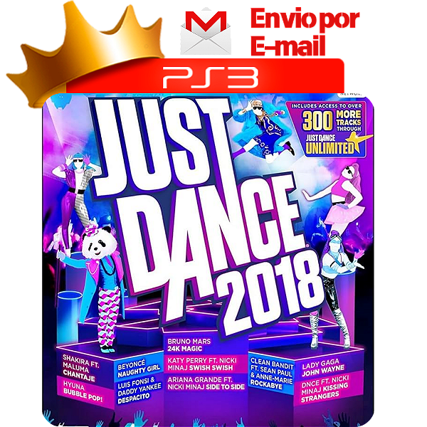 Just Dance 2018 para ps3 em mídia digital