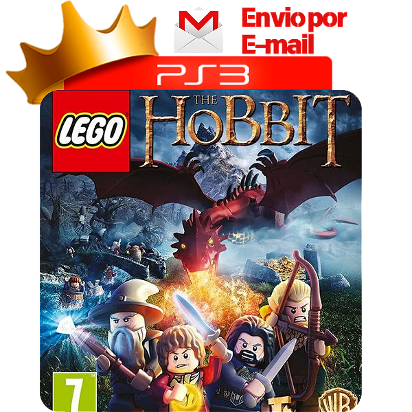 Lego Hobbit para ps3 em mídia digital