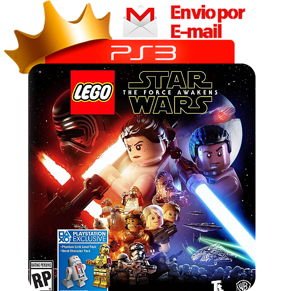 Lego Star Wars para ps3 em mídia digital