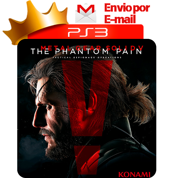 Metal Gear Phanton Pain para PS3 em Mídia Digital