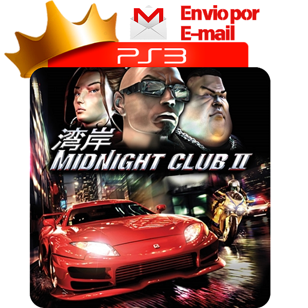 Midnight Club 2 para PS3 em Mídia Digital