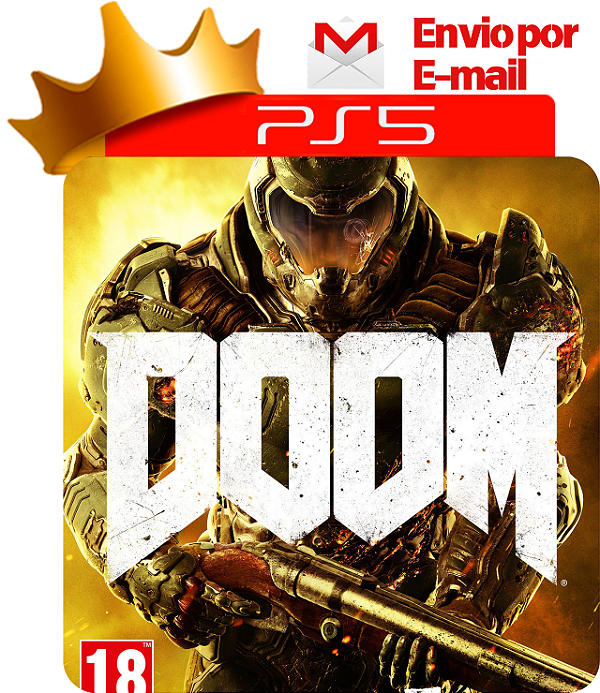 Doom para ps5 em mídia digital