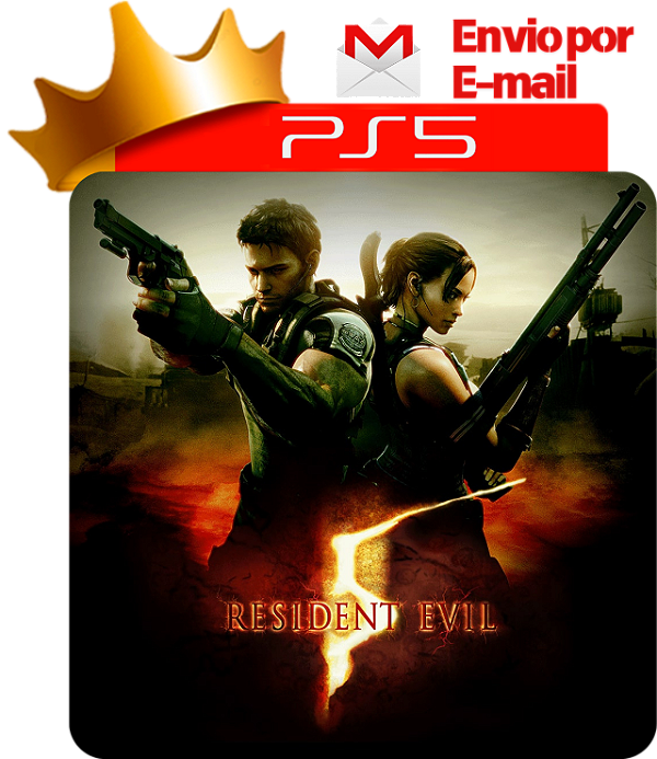 Resident Evil 5 para PS5 em Mídia Digital