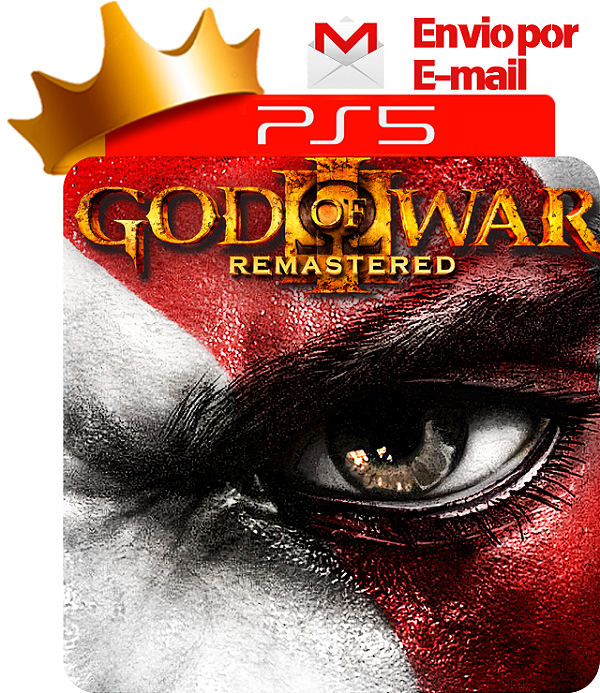 God of war 3 remastered para ps5 em mídia digital