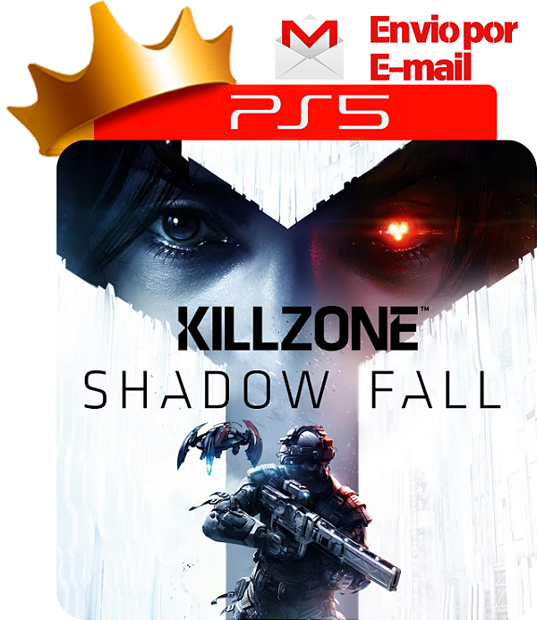 Killzone shadow fall para ps5 em mídia digital