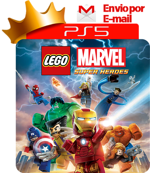 Lego marvel super heroes para ps5 em mídia digital