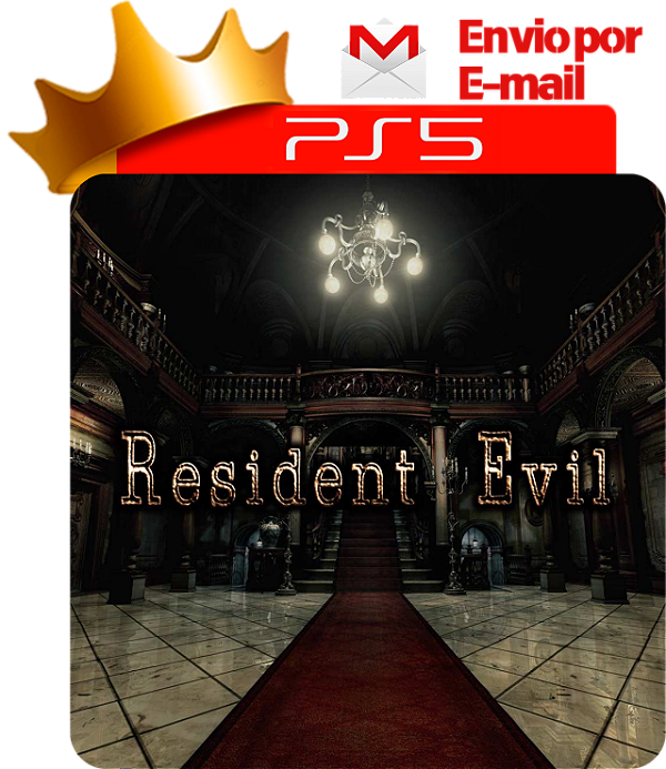 Resident evil 1 hd para ps5 em mídia digital