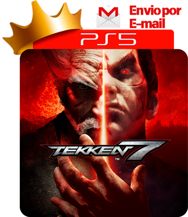 Tekken 7 para ps5 em mídia digital