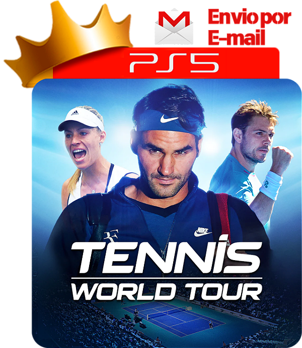 Tennis World Tour para ps5 em mídia digital