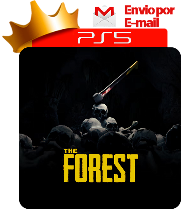 The forest para ps5 em mídia digital