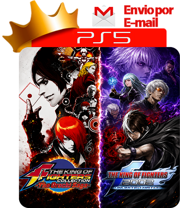 The king of fighters orochi saga + the king of fighters 2002 para ps5 em mídia digital