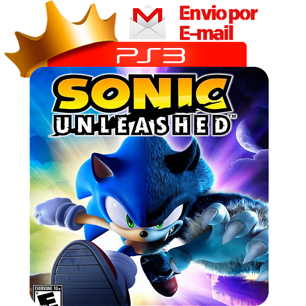 Sonic Unleashed para PS3 em Mídia Digital