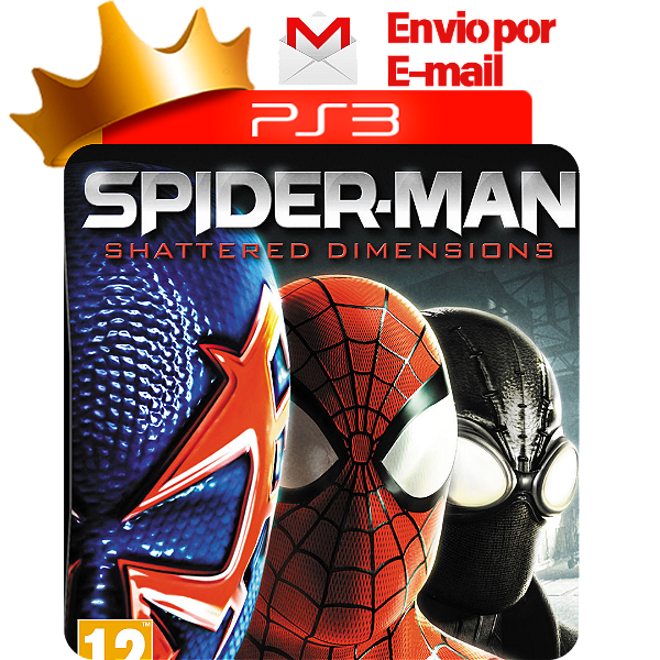 Spider Man Shattered Dimensions para PS3 em Mídia Digital