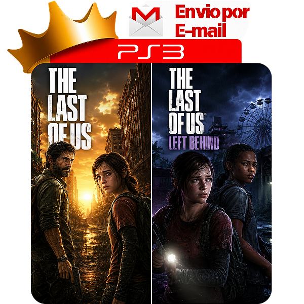 The last of us + left behind dublados para PS3 em Mídia Digital