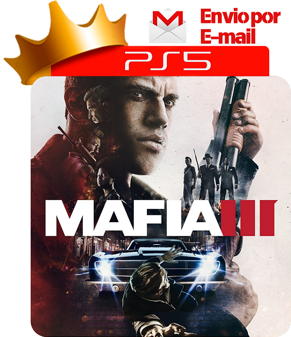 Mafia 3 definitive edition para ps5 em mídia digital