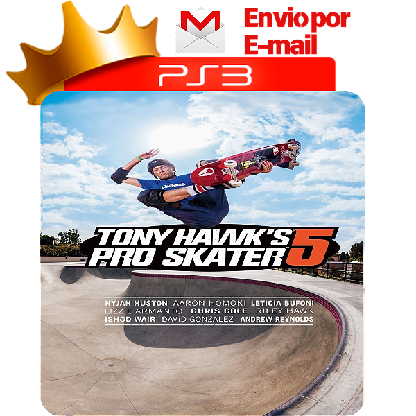 Tony Hawk Pro Skater 5 para PS3 em Mídia Digital