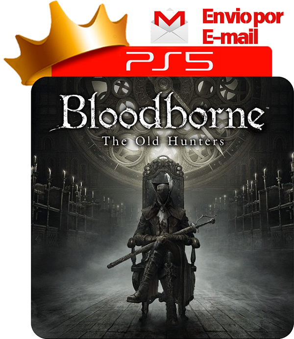 Dlc bloodborne old hunters para ps5 em mídia digital