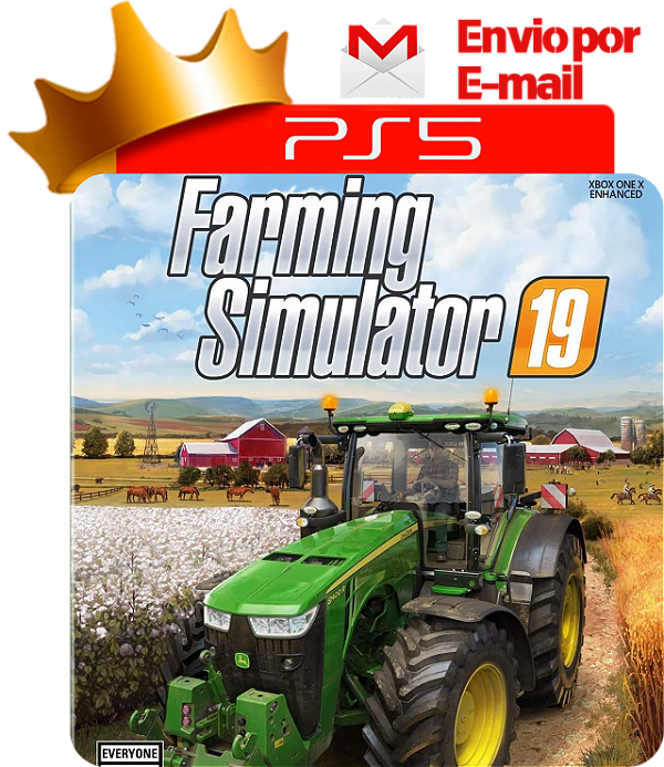 Farming Simulator 19 para ps5 em mídia digital