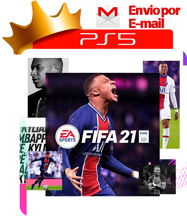 Fifa 2021 para ps5 em mídia digital