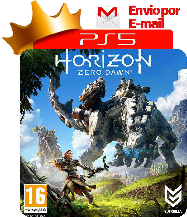 Horizon Zero Dawn para ps5 em mídia digital