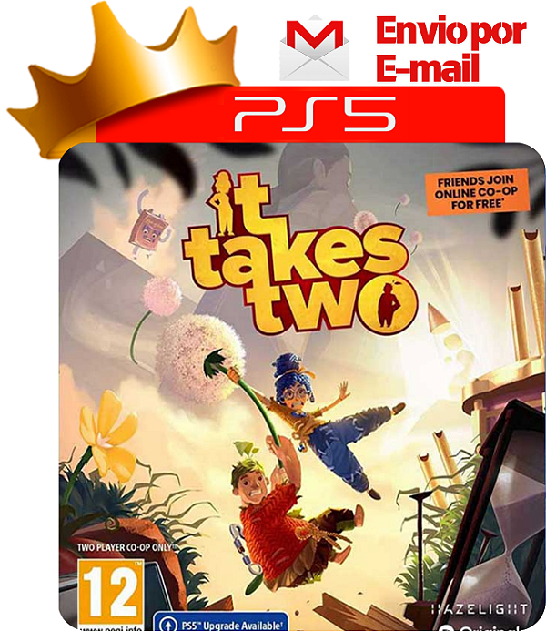 It Takes Two para PS5 em Mídia Digital
