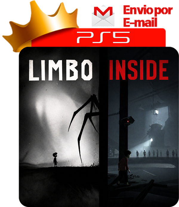 Limbo + Inside para ps5 em mídia digital