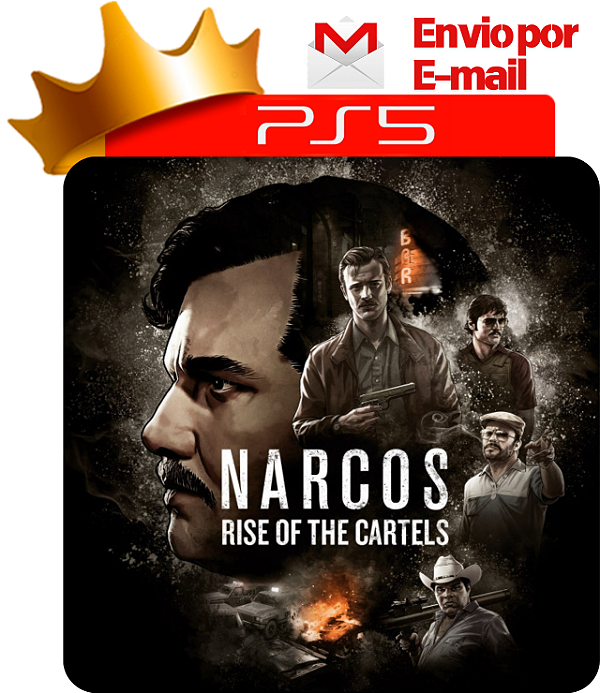 Narcos Rise of the Cartels para ps5 em mídia digital