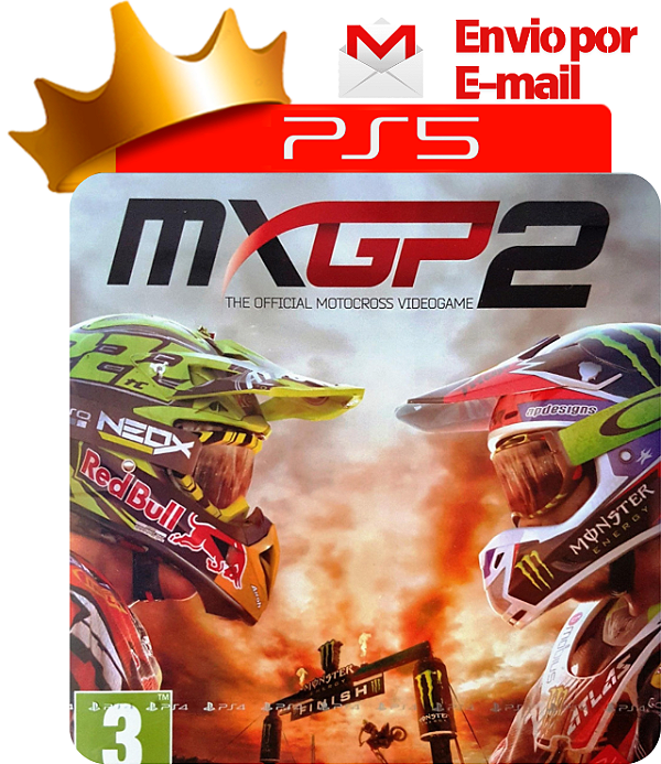 Mxgp 2 para ps5 em mídia digital