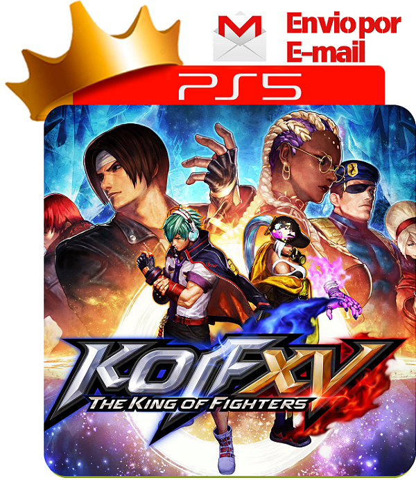 The King of Fighters XV para ps5 em mídia digital