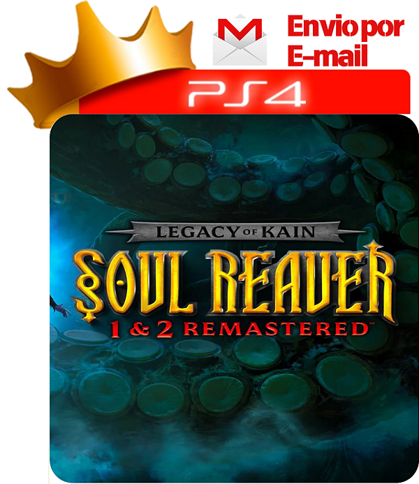Legacy Of Kain Soul Reaver 1 + 2 Remastered para ps4 em mídia digital