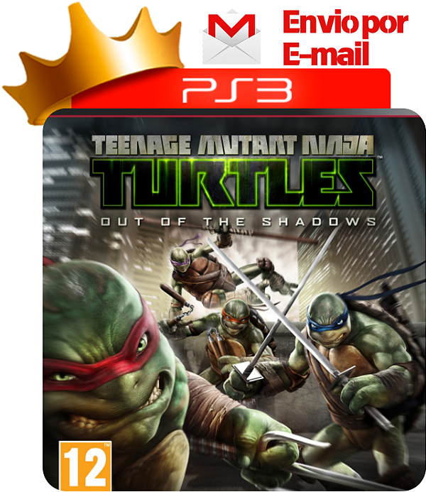 Teenage Mutant Ninja Turtles: Out of the Shadows para PS3 em mídia digital