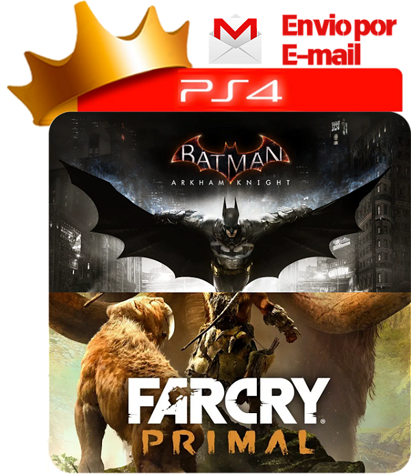Far cry primal + batman arkhan knight PS4 Digital