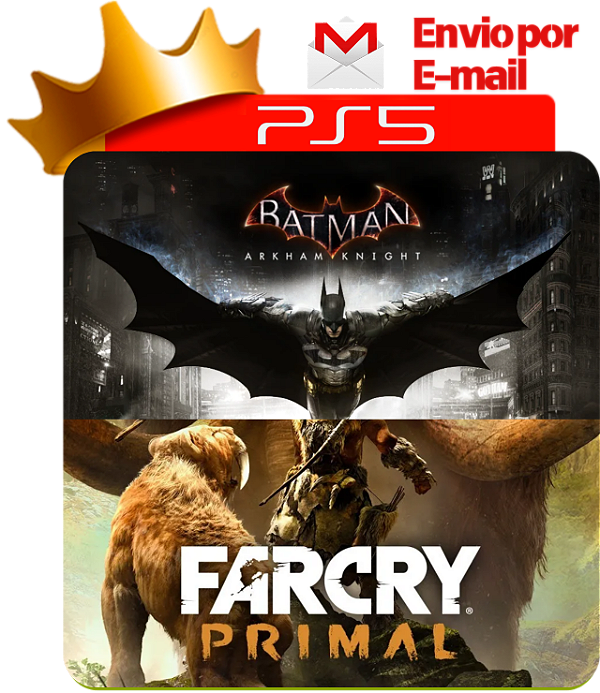 Far cry primal + batman arkhan knight PS5 Digital