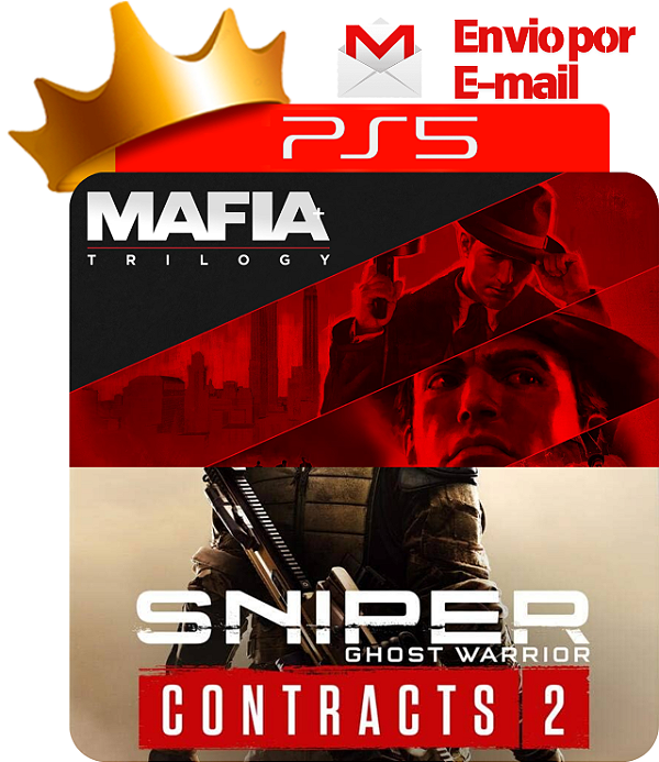 Mafia 1 + 2 + 3 + Sniper Ghost Warrios Contracts 2 PS5 Digital