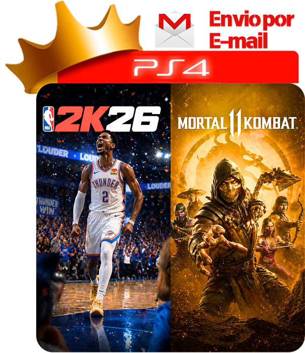 Nba 2K26 + Mortal Kombat 11 PS4 Digital
