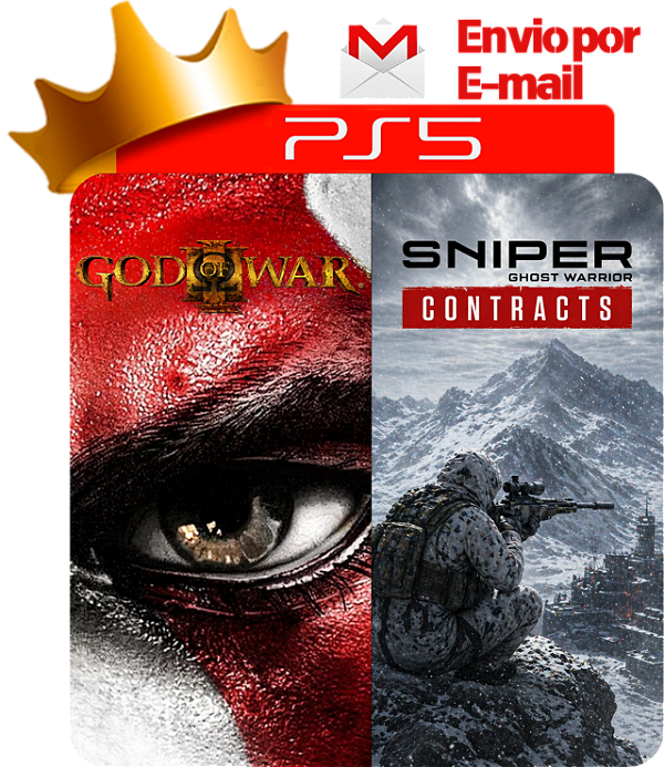 God of war 3 + Sniper Ghost Warrior Contracts PS5 Digital