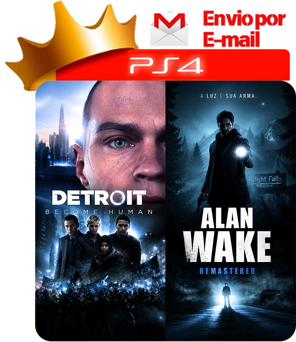 Detroit Become Human + Alan Wake Remaster PS4 Digital