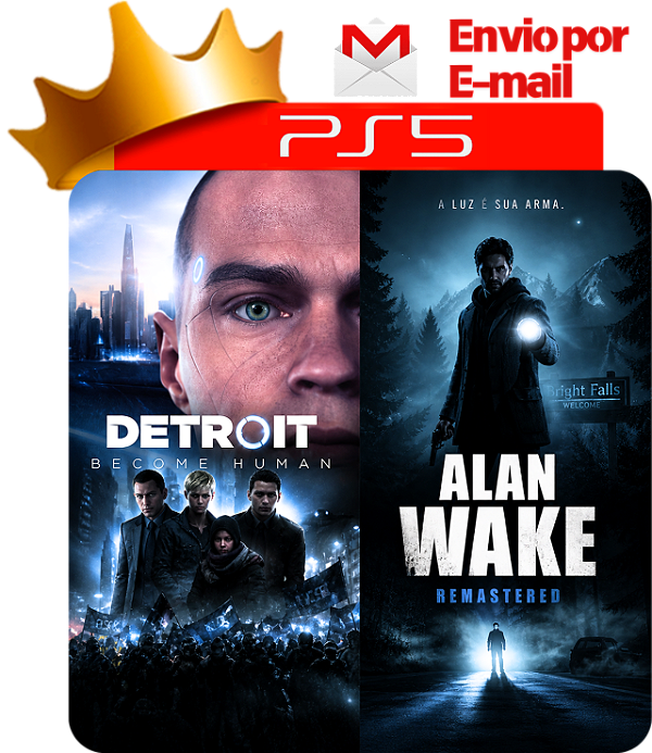 Detroit Become Human + Alan Wake Remaster PS5 Digital
