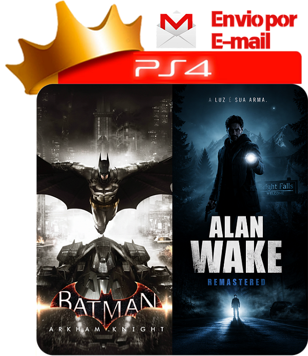 Batman Arkhan Knight + Alan Wake Remastered PS4 Digital