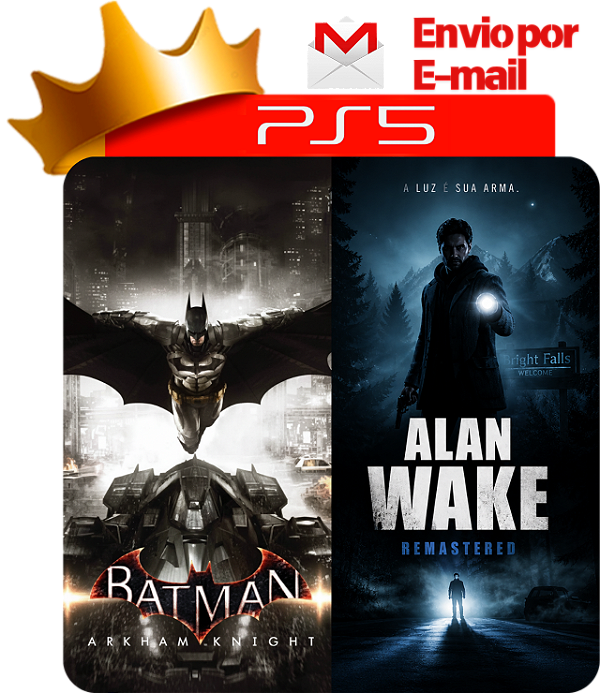 Batman Arkhan Knight + Alan Wake Remastered PS5 Digital