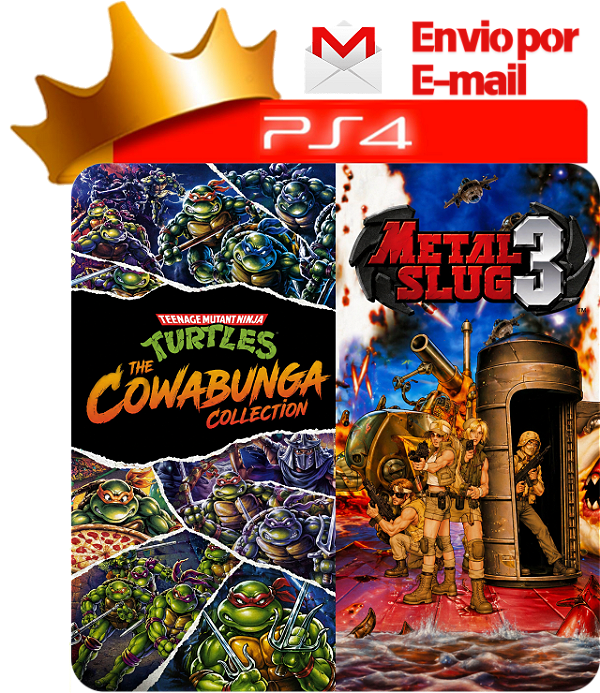 Teenage Mutant Ninja Turtles The Cowabunga Collection + Metal Slug 3 PS4 Digital